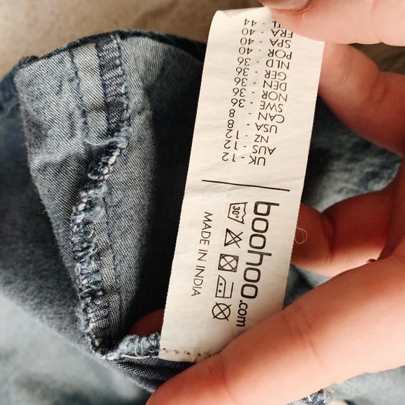 BOOHOO denim tank top - Picture 5 of 6